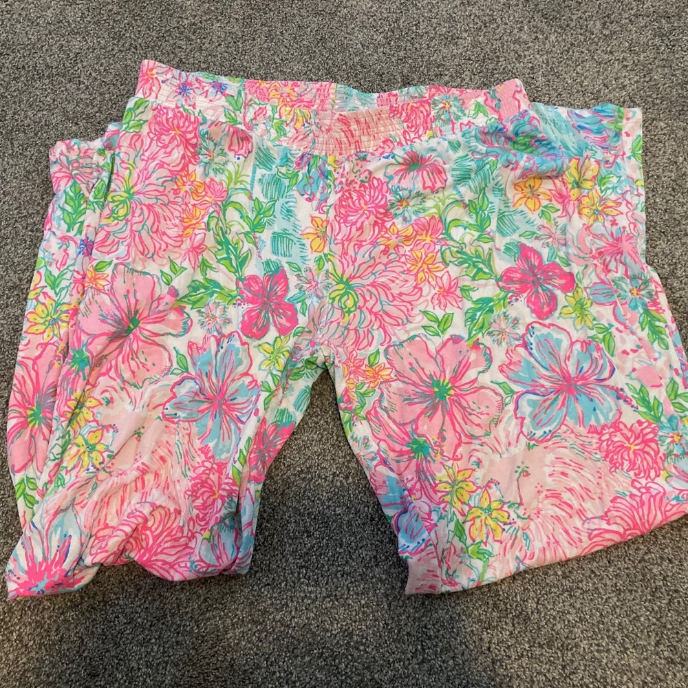 Lily Pulitzer flowy pants xl